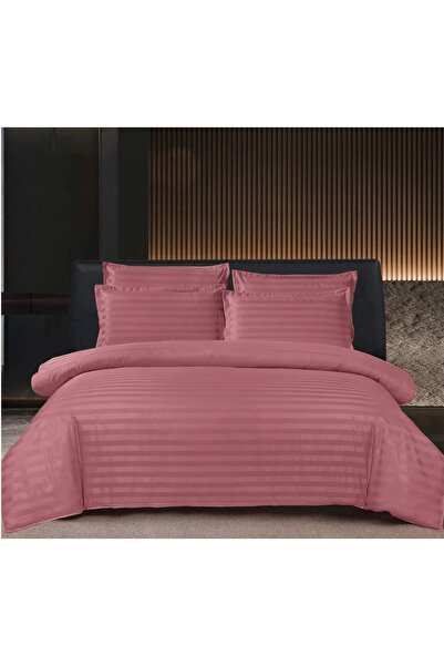 Truva Home Lenjerie de Pat Dublu, Damasc Premium | 6 Piese | Cearceaf Pat 230...