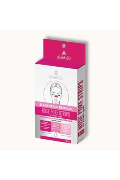 ALVANSO NOSE PORE STRIPS WOMEN INBOX 6 PCS ألفانسو شرائط مسام الأنف للنساء