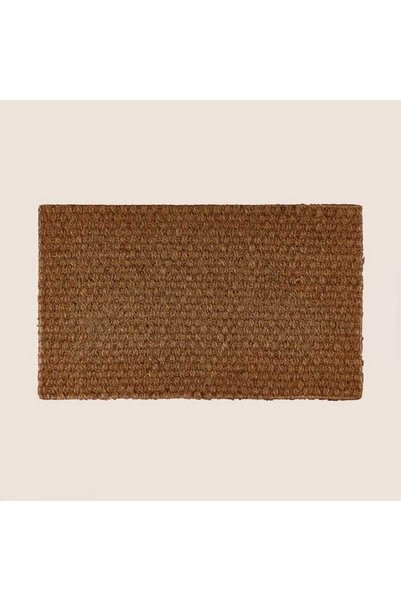 GizHome Giz Home Sindal Mat Plain Kapı Önü Paspası - Kahverengi - 45x75 cm