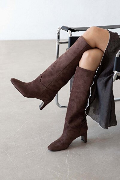 STRASWANS Dione Women's Suede Boots Brown