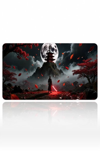 urzuva Scarlet Pagoda Vigil 60x40 3mm Gaming Oyuncu Mouse Pad Kaymaz Taban Bü...