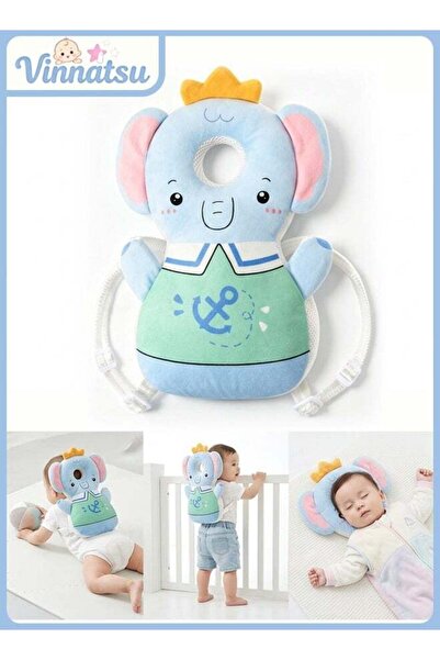 Vinnatsu Baby Anti-Fall Pillow, Breathable Head Protector Backpack Harness Fo...