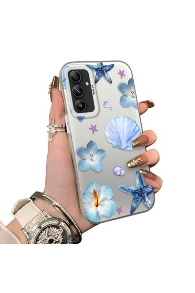 Hontinga Samsung Galaxy A34 5g Compatible Silicone Edge Hard Back Case Sea St...