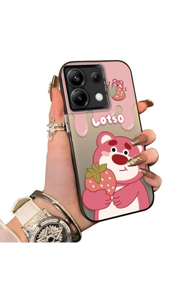 Hontinga Redmi Note 13 Pro 5g Compatible Silicone Edge Hard Back Case Lotso P...