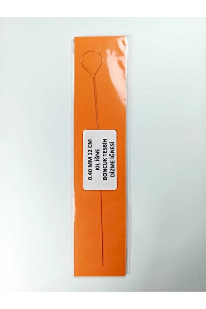 Eskişehir hobi sanat 0.40 mm 12 cm 1 Piece Bristle Needle, Bead Rosary String...