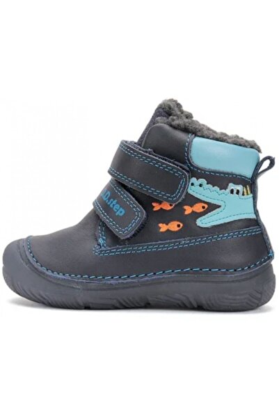 D.D.step Ghete baieti din piele imblanite, talpa fluorescenta DDStep W082-52462A