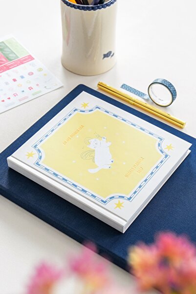Matt Notebook 2027 Year Square Weekly Agenda 15X15 cm Cat