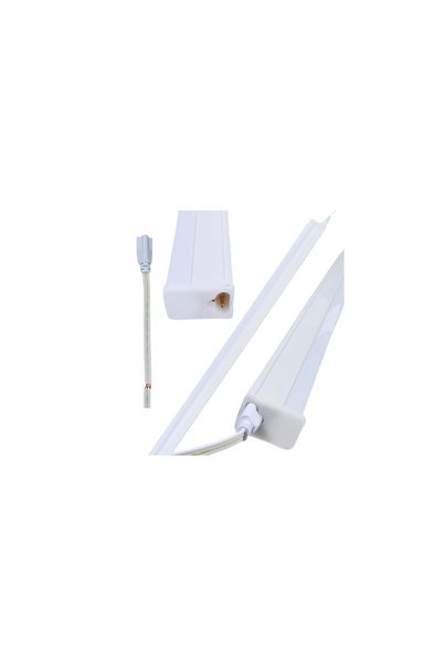 Aria Trade Γραμμικό Φωτιστικό LED Τύπου T5-T8 Μήκους 120 εκ. σε Ψυχρό Λευκό IP20