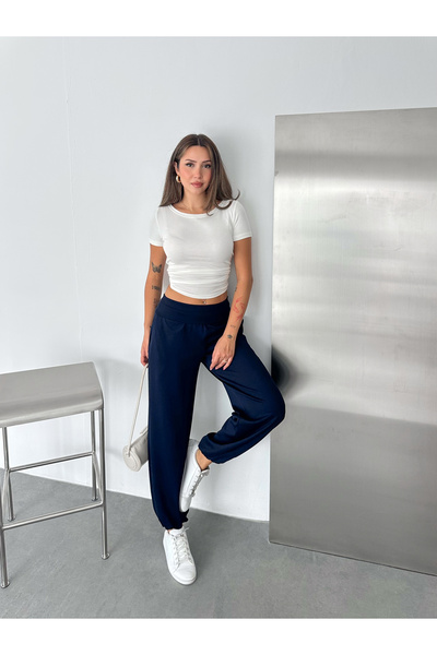 Pukka Women's Modal High Waist Wide Leg Sweatpants with Elastic Cuffs Comfort...