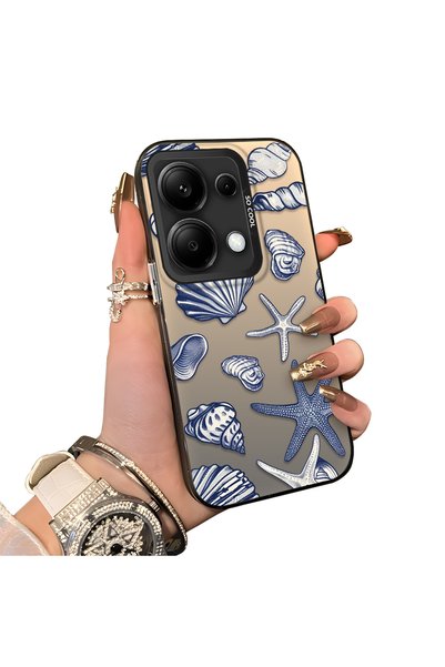 Hontinga Redmi Note 14S Compatible Silicone Edge Hard Back Case Shell Pattern...