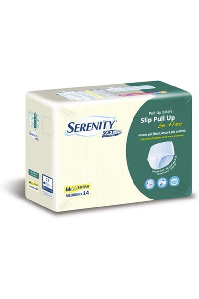 Serenity Pull-Up Brief (Soft Dry) Medium 14 Pcs