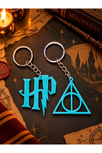 Generic Brand 2 Pack Harry Potter Keychain