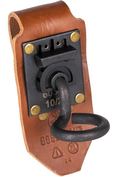 Klein Tools 5818P3 3-Pocket Leather Tool Holder, Compact Riveted Pouch for Pl...