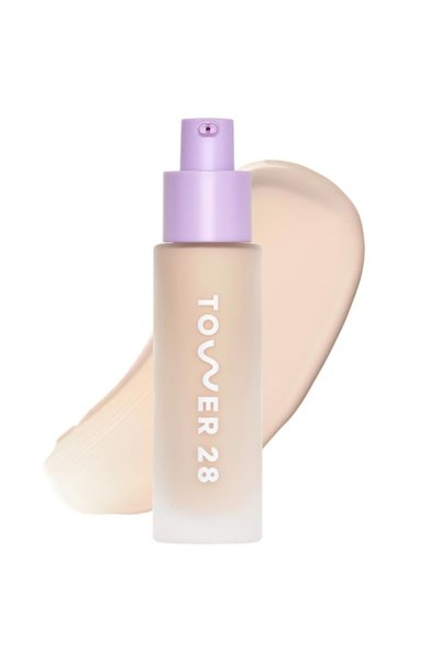 Tower 28 Beauty Swipe Serum Foundation 30ml – 4C Crystal Cove Non-Acnegenic M...