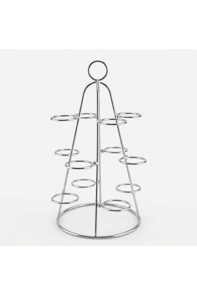 SQUALO Squalo Chiella 12-Compartment Bell-Shaped Cups for Hospitality - Gold