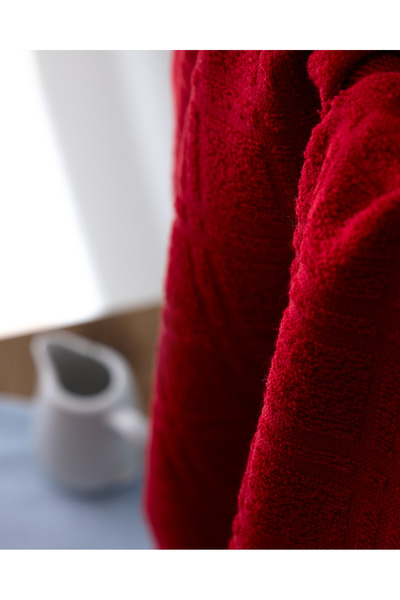 Madame Coco Cerise 2-Piece 100% Cotton Kitchen Towel Set - Blue/Red