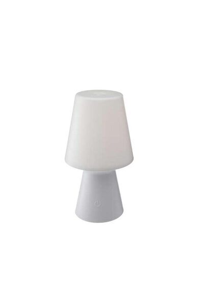 Atmosphera Επιτραπέζιο Φωτιστικό Πλαστικό LED RGB σε Λευκό Χρώμα, 12.5x12.5x2...