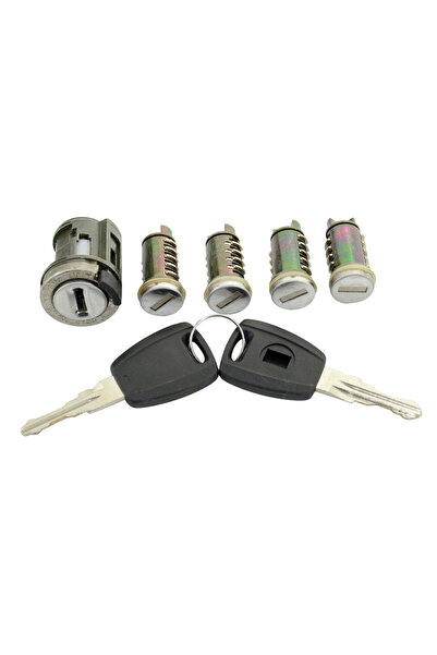 OEM Kit cilindru broască ușă, contact cheie Fiat