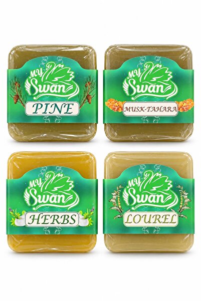 Tikatti مجموعة من 4 صابونات عربية معطرة