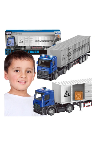 CIUPIGo Camion de transport containerizat – lumini și sunete, sistem de trage...