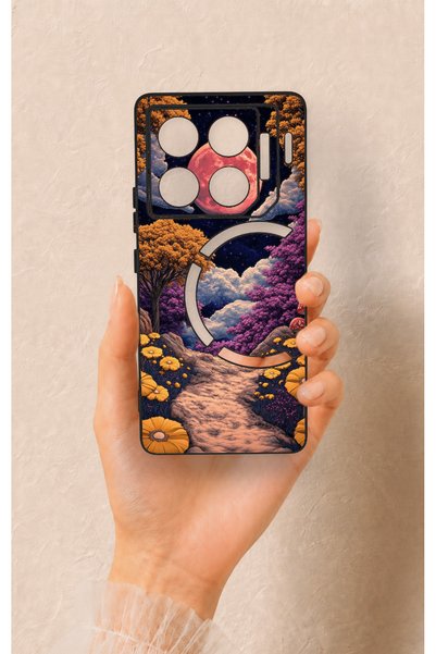 Vip Case حافظة سيليكون بنمط الغابة السحرية متوافقة مع هاتف Infinix Gt 20 Pro