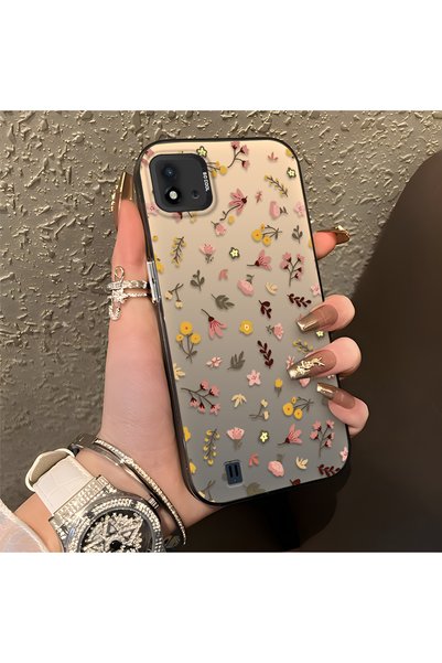 CHICASELUX حافظة هاتف Realme C11 2021 متوافقة مع تصميم زهرة صغيرة أنيقة وبسيط...