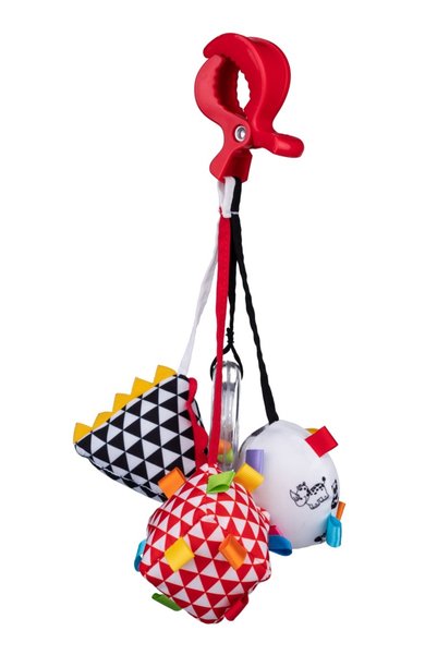 Balibazoo Jucarie pentru carucior cu forme geometrice