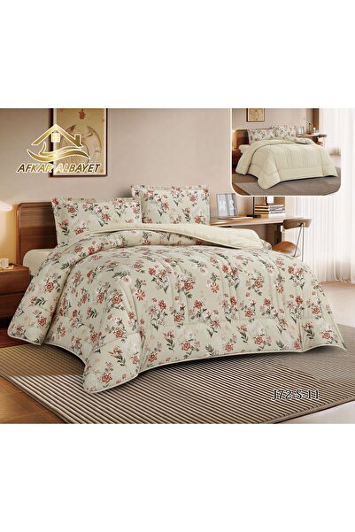 Afkar Albayet Luxury Summer Airy Plaid Bedspread Twin Size 140X200Cm 4Pcs Sof...