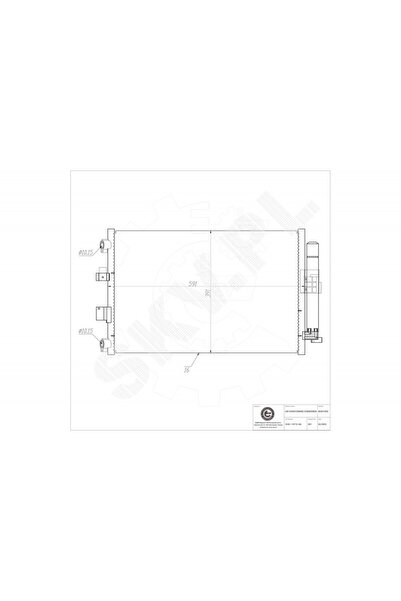 ESEN SKV Radiator aer condiționat Ford C-Max II Focus III Transit cu uscător ...