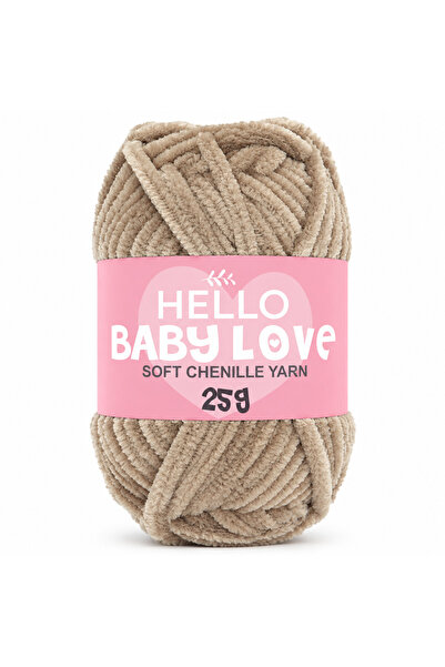Hello Baby Love 25 Gr Fir de chenille 227 – Fir moale de pluș pentru tricotat...