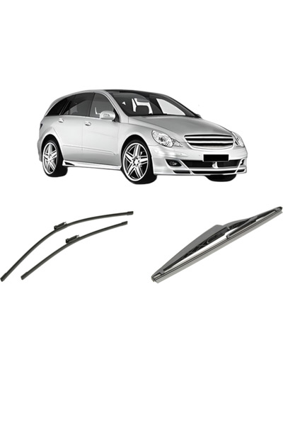 Bosch Set of 3 wipers MERCEDES-BENZ R-CLASS (W251, V251) 2005-2014, windshiel...