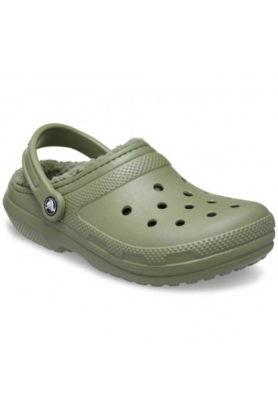 Crocs Σαμπό Classic Lined Clog Χρώματος Πράσινο 203591-3BX