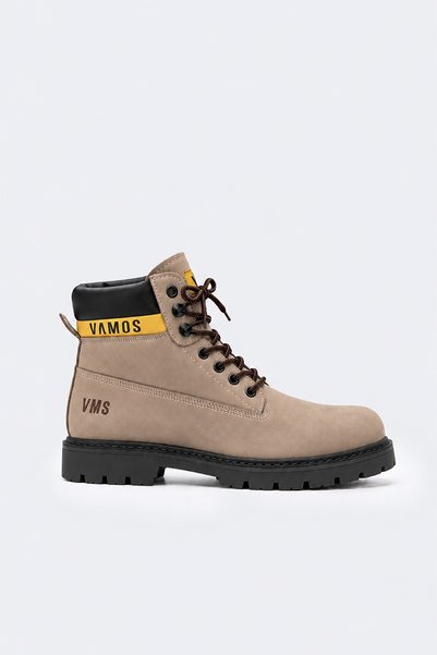 VAMOSCLO 100% Suede Lace-Up Boots