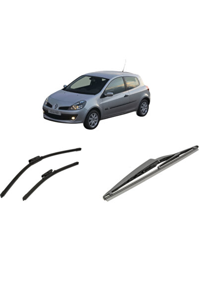 Bosch Σετ 3 υαλοκαθαριστήρων RENAULT CLIO III (BR0/1, CR0/1) 2005-2014, για π...