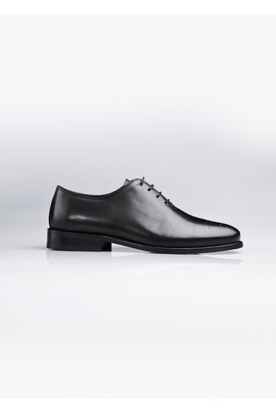 MOR KUNDURA Black Genuine Leather Daily Use Classic Men's Shoes Mrg242