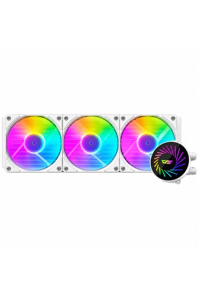 darkFlash DCS360 360mm ARGB Liquid Cooler, 270TDP, 2000RPM Fans, 3200RPM Pump...