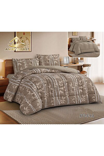 Afkar Albayet Luxury Summer Airy Plaid Bedspread Twin Size 140X200Cm 4Pcs Sof...