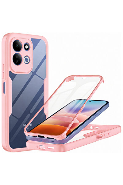 Techsuit Husa cu Folie ColorVerse 360 Series, Redmi 17 4G, Roz
