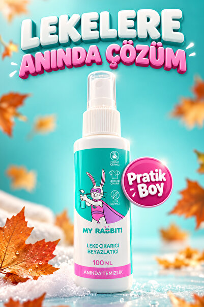 My Rabbit! Ultra Güçlü Çok Amaçlı Leke Çıkarıcı Sprey – Kumaş, Halı, Koltuk v...
