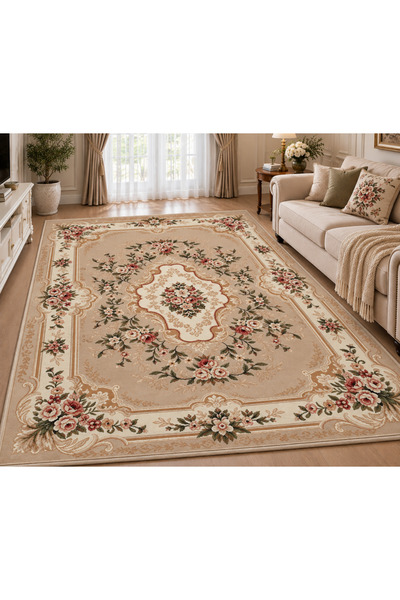 Lotos Carpet - Cream - Machine Carpet