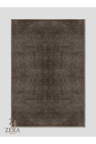 Zera Home Düz Kaverengi Dokuma Halı 17 mm Kalınlık Modern Salon ve Oturma Oda...
