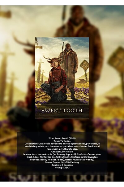 OEM Poster Infografic Pofta De Dulce, Design Colectionar, Carton 250g, A4