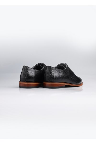 MOR KUNDURA Black Genuine Leather Daily Use Classic Men's Shoes Mrg241