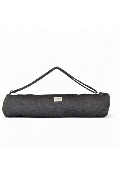Natural Geantă neagră multicoloră jacquard pentru saltea de yoga