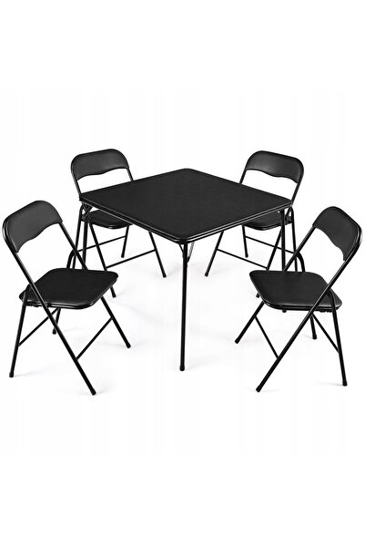 Progarden Set de mobilier de grădină 5 piese. REDCLIFFS Mese și scaune pliabile