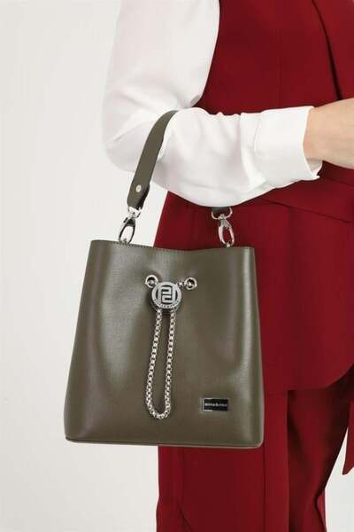 Silver Polo Zeytuni - Zeytuni Flat Women's Crossbody Bag Sp967