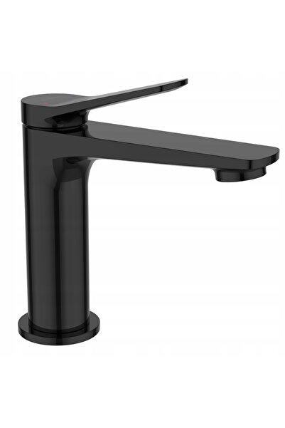 Invena Baterie de baie Alonia, negru lucios, BU-70-004-V b9943