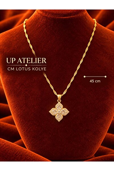 CM Jewelry New Season Zircon Stone Steel Necklaces 45cm