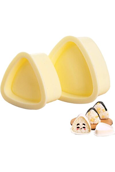 Noonedibs Mușchi triunghiular Onigiri, 2 buc., forme bile orez, formă triungh...