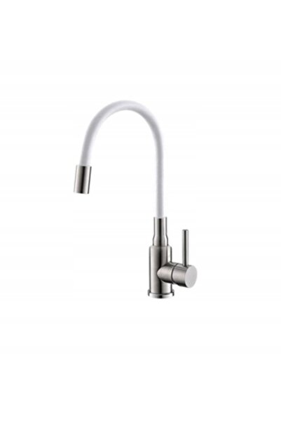 Alveus Baterie de bucătărie Flexa cu pipă flexibilă albă B913